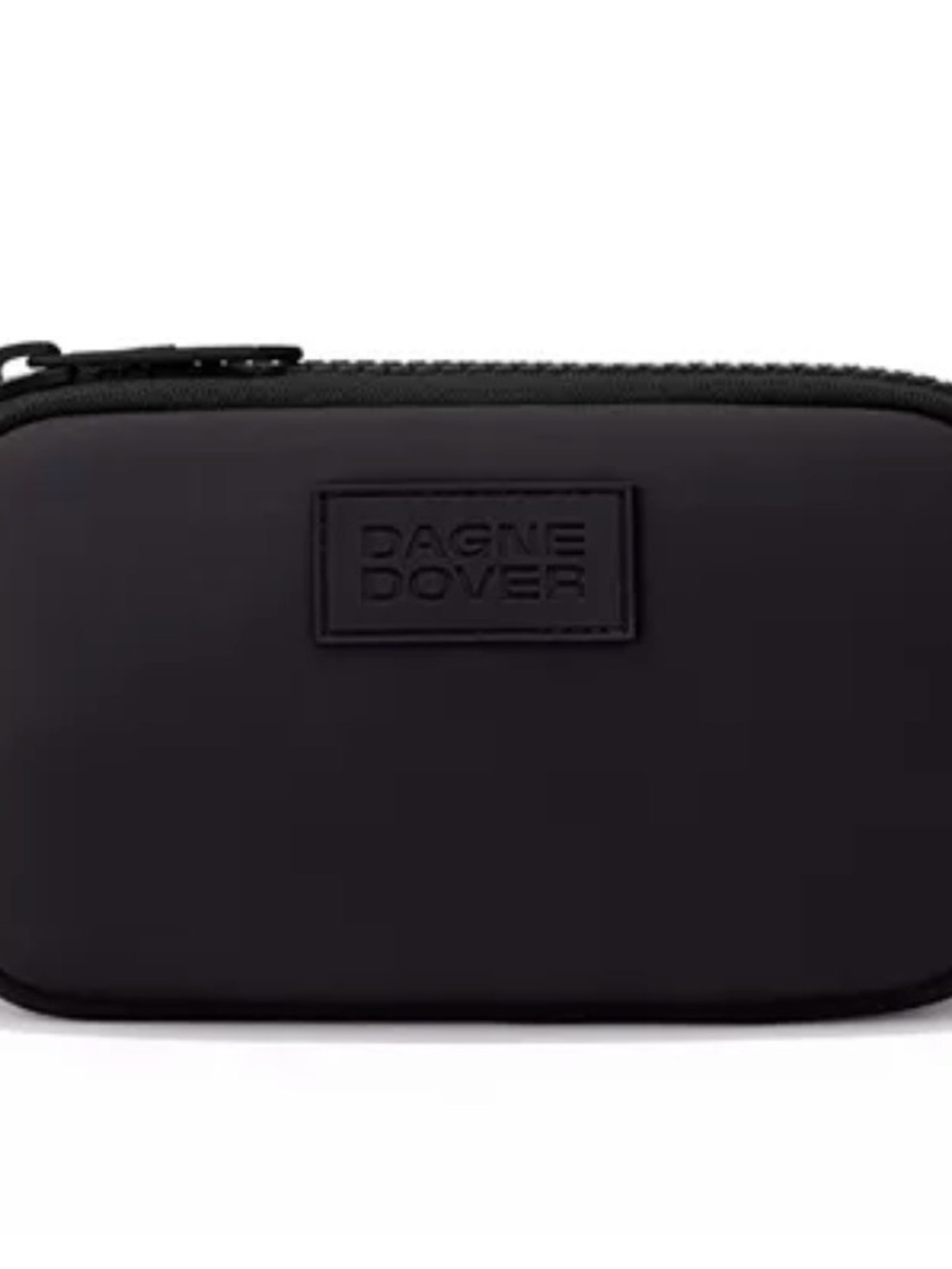 Dagne Dover Black Zip Travel Pouch